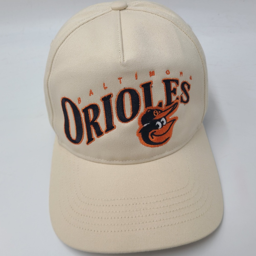 Baltimore Orioles Hat Snapback 47 Brand Hitch Beige Orange Black MLB Baseball